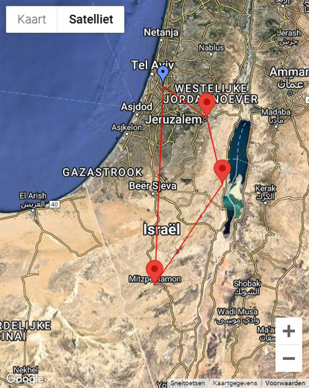 Route Jeruzalem en Woestijn