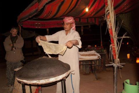 Pita brood van bedoeïnen<