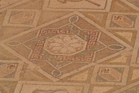 Mozaieken vloer, Jerash, Jordanië